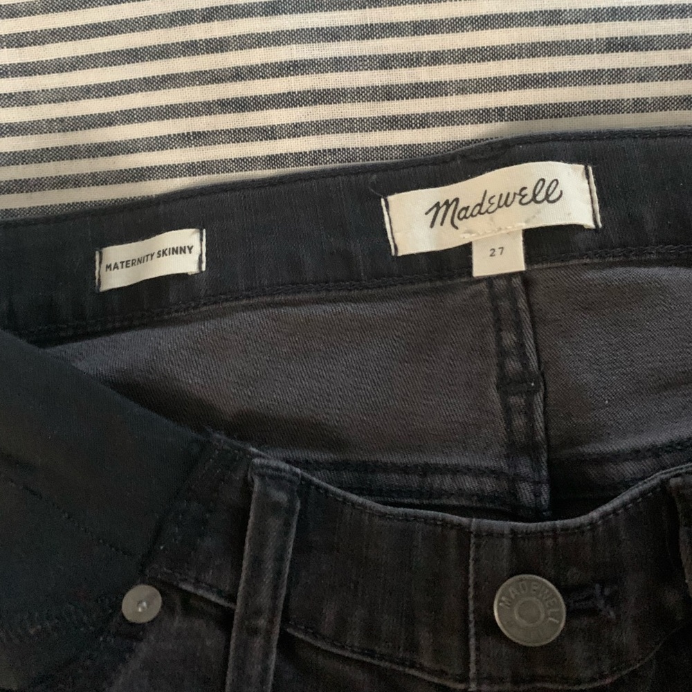 Madewell maternity skinny jeans